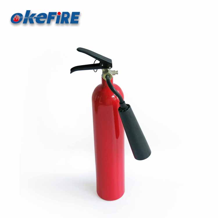 Okefire 2kg CO2 Fire Extinguisher with BS EN3 Approval certificate