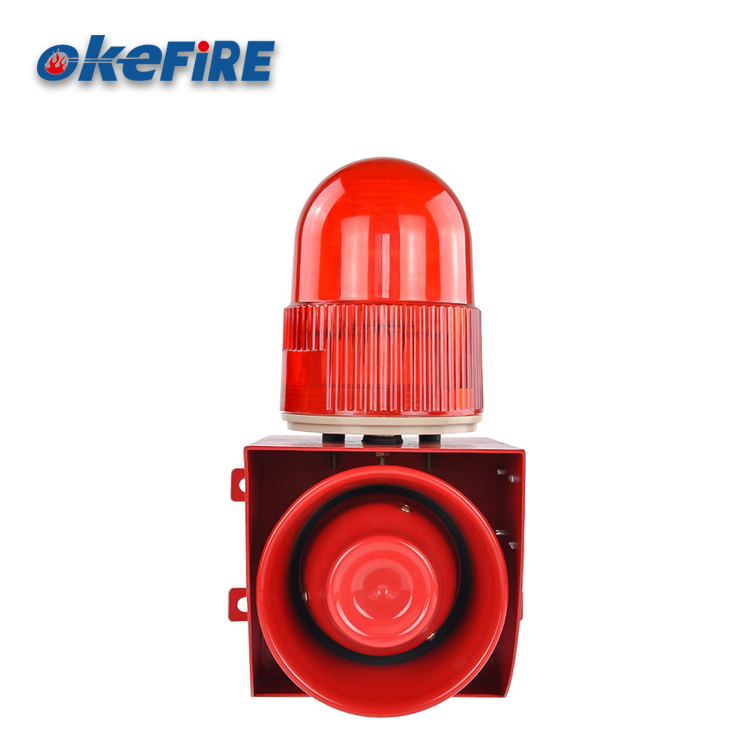 Okefire 120db Loudly Electric Red Flashing Led Rotating Light Siren