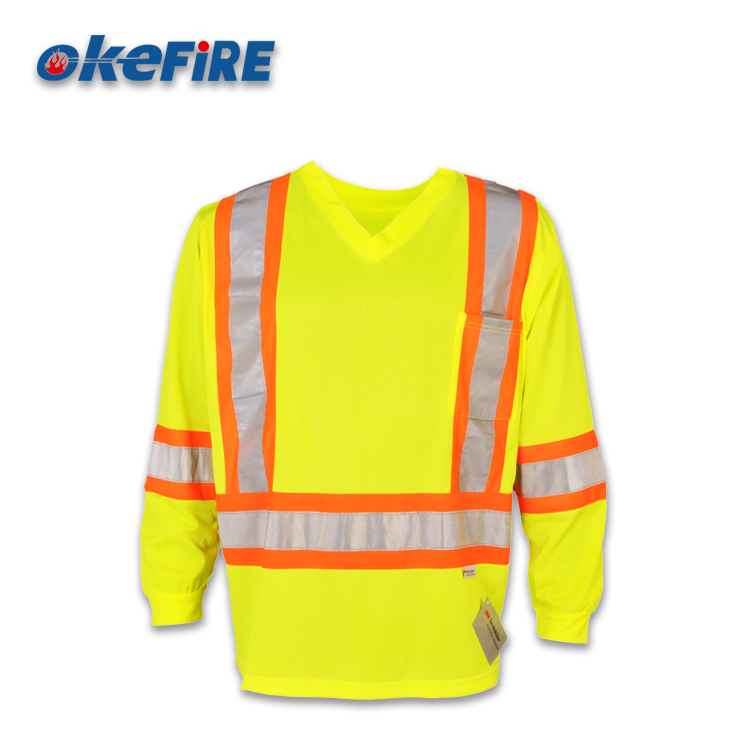 Okefire Men's Safety Work Wear With 3M Scotchlite Reflective Tape