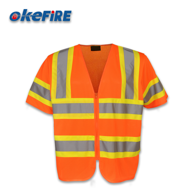 Okefire 100% Polyester 3M Reflective Safety Fabric Clothing