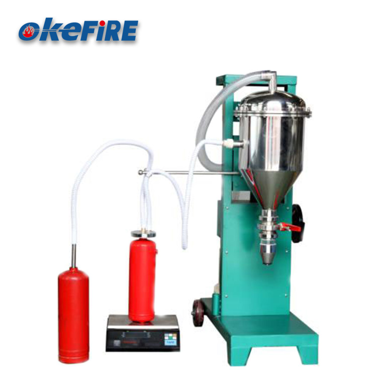 Okefire ABC Powder Filler Machine For Fire Extinguisher